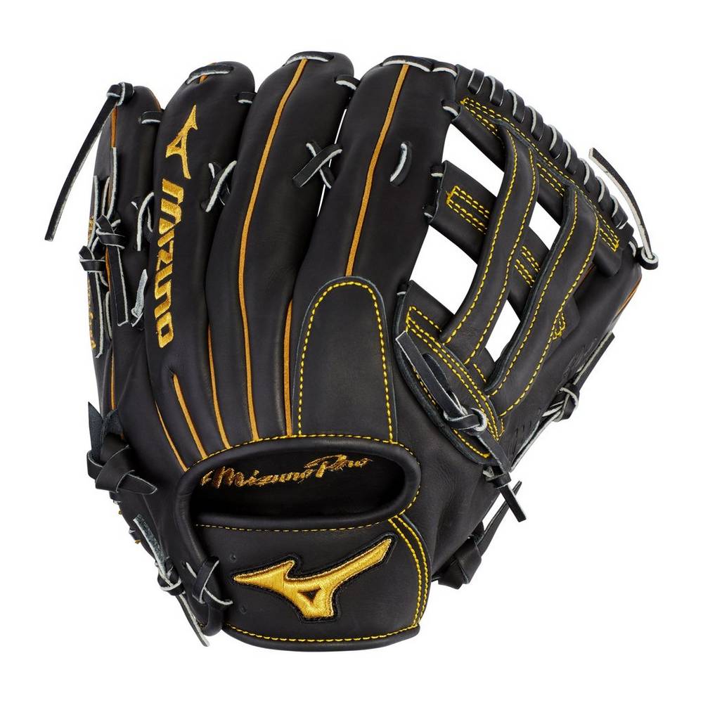 Guantes De Beisbol Mizuno Pro Infield 11.75" - Deep Pocket Hombre Negras Baratas KVHB-58491